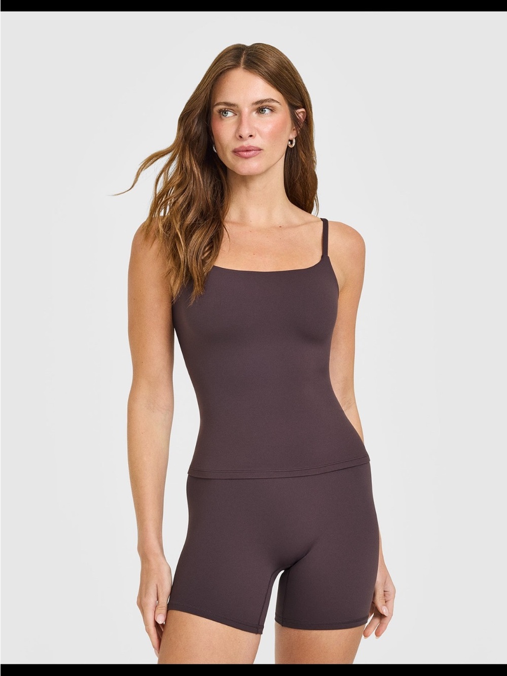 Oner Active soft motion strappy tank- Umber Brown
